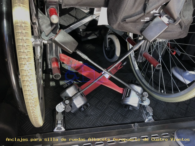 Fijaciones de silla de ruedas Albacete Aeropuerto de Cuatro Vientos
